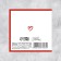 Mini-postcard “I love you!”, Font, 7 x 7 cm