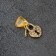 Calisman keyhole "castle", natural amber