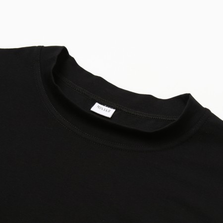 Men's T-shirt from organic cotton Minaku Oversize Fit: Black color, pr 48-1