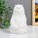 Nightlight "Bear" LED battery 3XLR white 11x8.5x14 cm
