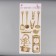 Interior plastic sticker "kitchen utensils" silver 70x30 cm