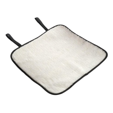 Front seat, artificial fur, size 48 x 48 cm, white-2