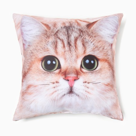 Decorative Ethel Pillow "Kit" 40x40 cm, Gabardin, 100% p/e-2