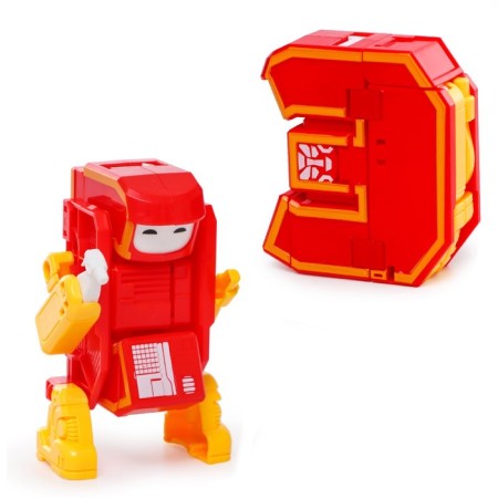 Set of robots "alphabet", transformed, 7 pieces, gather in 1 robot-8