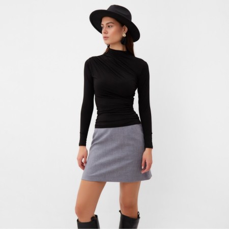 Women's Skirt Mini Mist, R.M, Gray-4