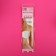 Straps silicone, fittings metal, 1.5 cm, 37 cm, steam, color transparent