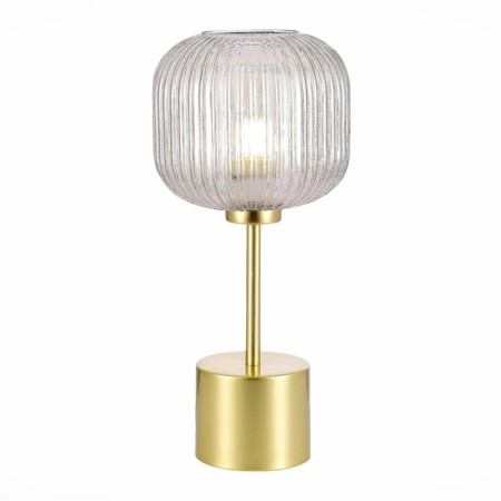 ST LUCE bedside lamp. SL1154.314.01. Gran. 1x60 watts, E27, 20x20x44 cm, brass color-3