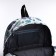 School backpack from textiles, 3 pockets, white/multi -colored color