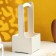 Kashpo - wooden box "Provence" 13.5x13.5x30 cm beige
