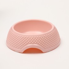 Plastic bowl, 18.8 x 6 cm, pink