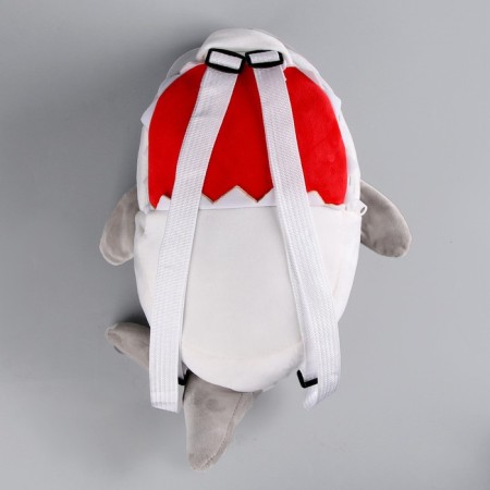 Baby plush backpack for the boy "Shark", 30 x 7 x 20 cm-3