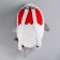 Baby plush backpack for the boy "Shark", 30 x 7 x 20 cm