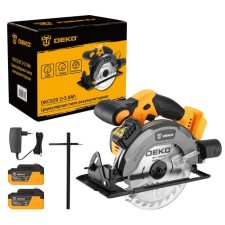 Dawed circular battery DEKO DKCS20, 20 V, 165x20 mm, 2x3 Ah, laser, drank 55 mm