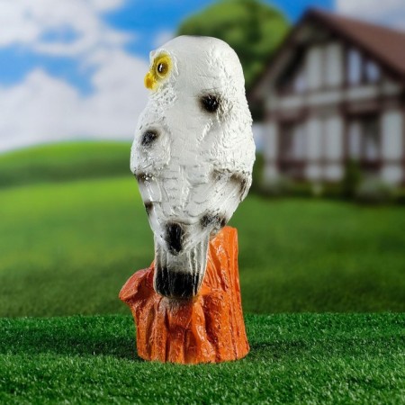 Garden figure "Owl on the stump" Polar, 28cm-1