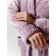 Women's robe with a hood, size 52, plum color