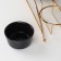 Ceramic saucer set "Bohemia", 34 × 11 × 10 cm, 3 pcs, black color