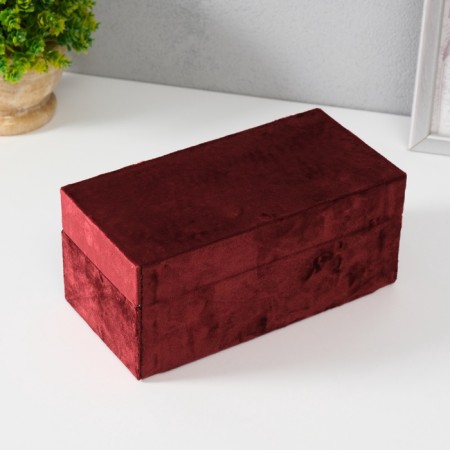 Casket Textile "core" burgundy 12x25x7.8 cm-3