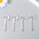 Decor for creativity Metal "ax" silver 2.8x5.9 cm