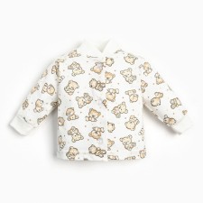 Nursery blouse, beige color/cubs, height 74 cm