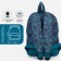 Baby backpack on lightning, external pocket, turquoise color