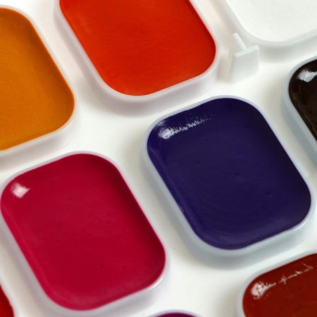 Watercolor "Ray" classics (anniversary), 18 colors, without brush-2