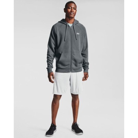 Male sweatshirt, Under Armor Rival Cotton FZ Hoodie, size 54-56 (1357106-012)-2