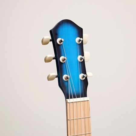 Acoustic guitar "Amistar N-513" 6 string, Menz. 650mm, art decoration, blue-1