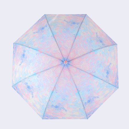 Umbrella - a semi -automatic “tenderness” cane, 8 spokes, r = 47 cm, color mix-6