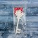 Christmas tree decoration "White Key" 15x4.5 cm, mix, white