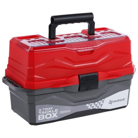 Fishing Tackle Box Box NISUS, Red-1