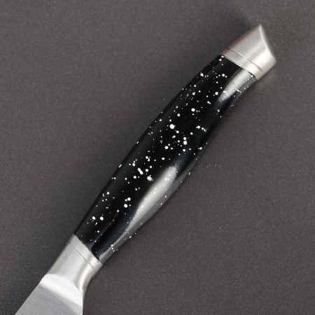 Vegetable knife Overlord, blade 8.5 cm, black color-3