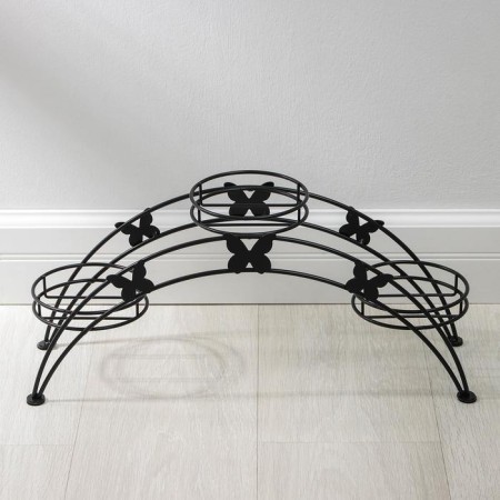 Flowers stand "Arca-3", d = 12 cm, black color