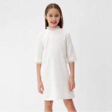 Dress for Minaku girl: Partydress, white color, height 140 cm