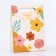 Gift box-package, packaging with a cut pen, "flowers", 19 x 9 x 27 cm