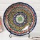 Largan Rishtan ceramics "Patterns", 33 cm, deep, blue