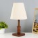 Eln table lamp E27 40W brown 19.5x19.5x38 cm Risalux