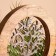 Interior souvenir in the wooden ring "Love" 30x8x33 cm