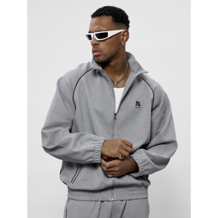 Male tracksuit, size 56, gray color-22