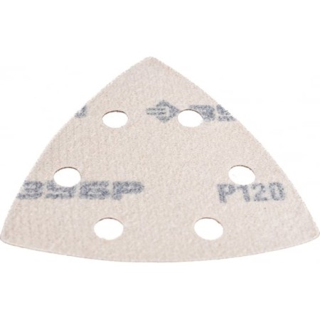 The triangle grinding bison 35583-120, perforated, P120, 93 x 93 x 93 mm, 5 pcs.-3