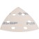 The triangle grinding bison 35583-120, perforated, P120, 93 x 93 x 93 mm, 5 pcs.