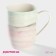 Ebru porcelain mug, 350 ml