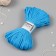 Knitted polypropylene cord 4 mm blue 50m