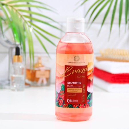 Hair shampoo "Secrets of ancient countries", for dry and damaged hair, 400 ml