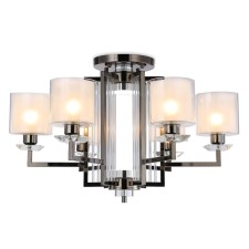 Люстра потолочная Ambrella light, Traditional, TR4422, 6хE27, цвет чёрный хром