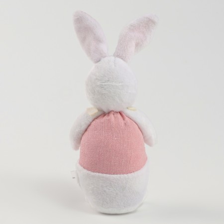 Soft toy "Bunny in a suit", pink color-3