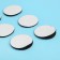 Velcro on a glue basis "Circle", set of 12 pcs., Size 1 pc. 3 cm, black color