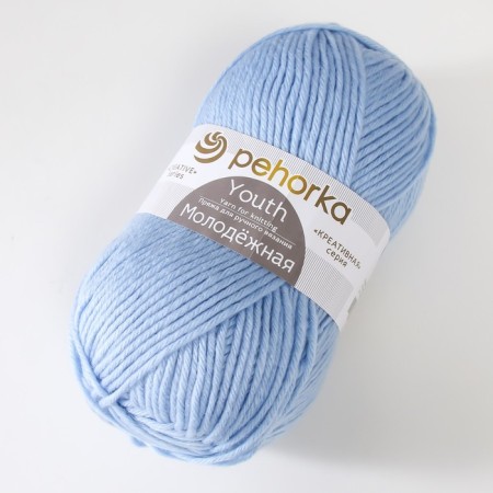 Yarn "Youth" 91% acrylic, 9% polyamide 280m/200g (05-gap)-1