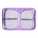 Penal 3 sections, tab inside, 140 x 210 x 40 mm, fabric, calligrata top block "Anime"