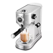 Coffee machine KitFort KT-7193, Rozhkova, 1450 W, 1 L, Kapucchucinot, Silver