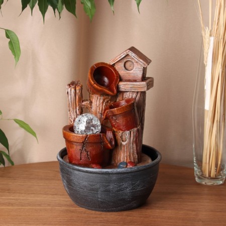ALOZ Fountain of the birdhouse, 28x16 cm (with backlight)